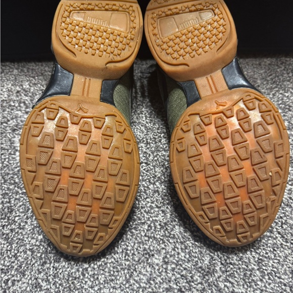Puma Olive and Black Athletic Shoes - Picture 2 of 4